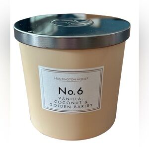 Huntington Home No. 6 Vanilla Coconut and Golden Barley 2 Wick Scented Candle